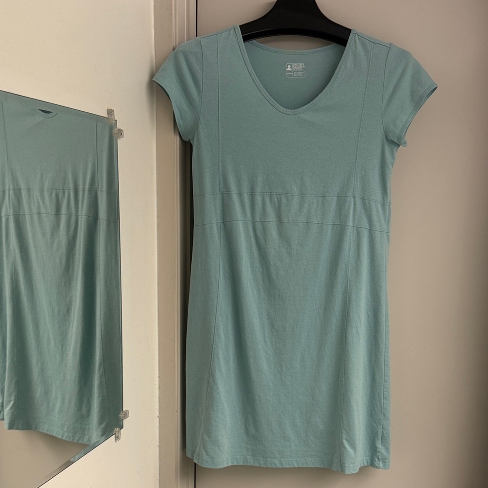 Eastern Mountain Sports Light Blue Midi Dress
